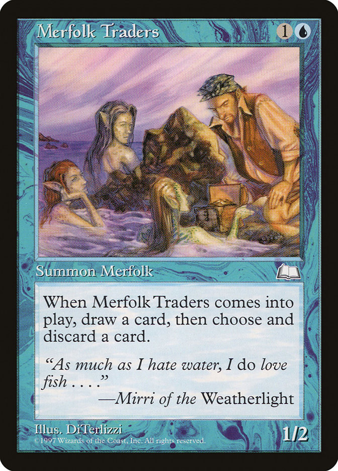 MTG: Weatherlight 043: Merfolk Traders 
