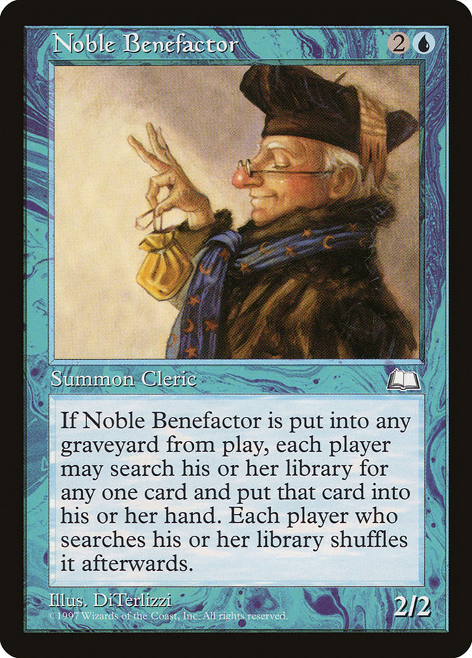 MTG: Weatherlight 044: Noble Benefactor 