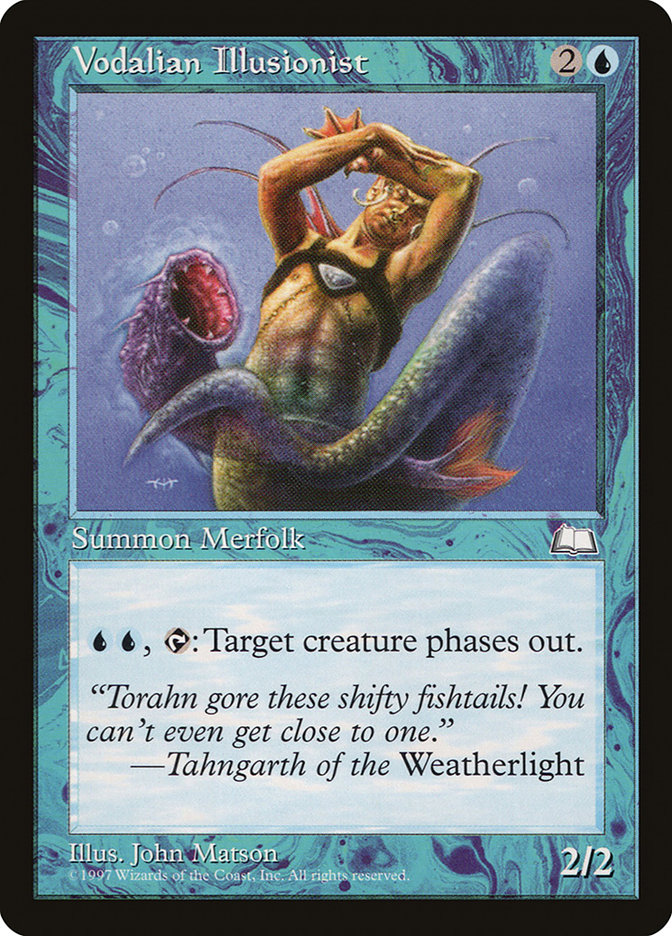 MTG: Weatherlight 058: Vodalian Illusionist 