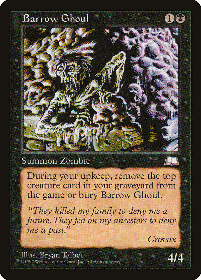 MTG: Weatherlight 061: Barrow Ghoul 