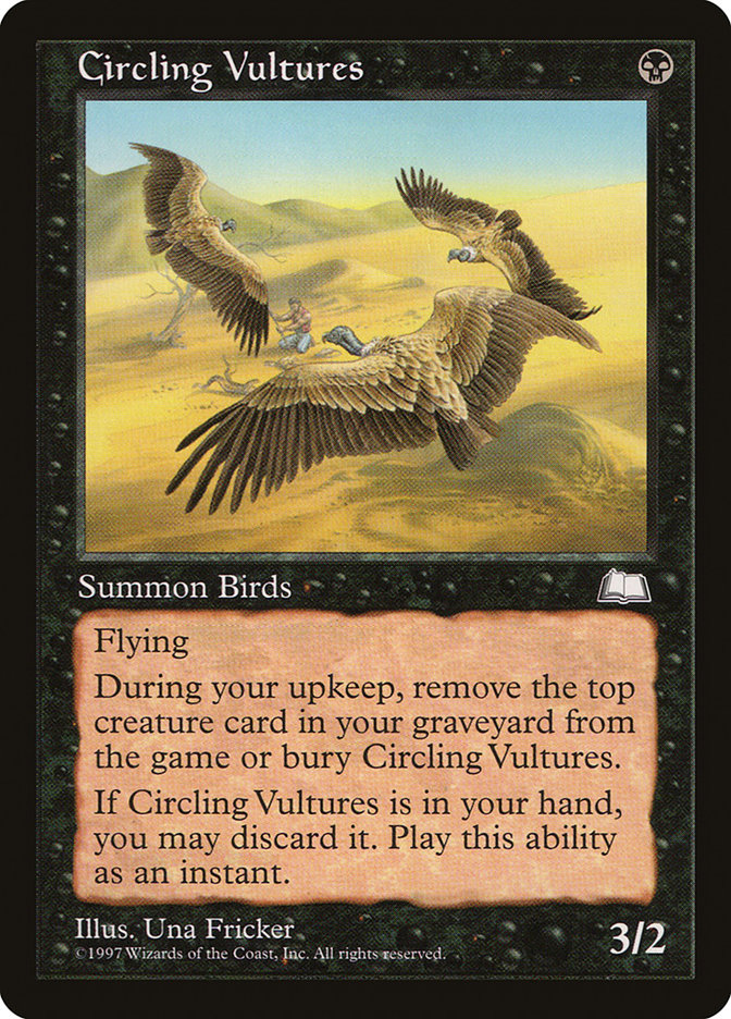 MTG: Weatherlight 064: Circling Vultures 