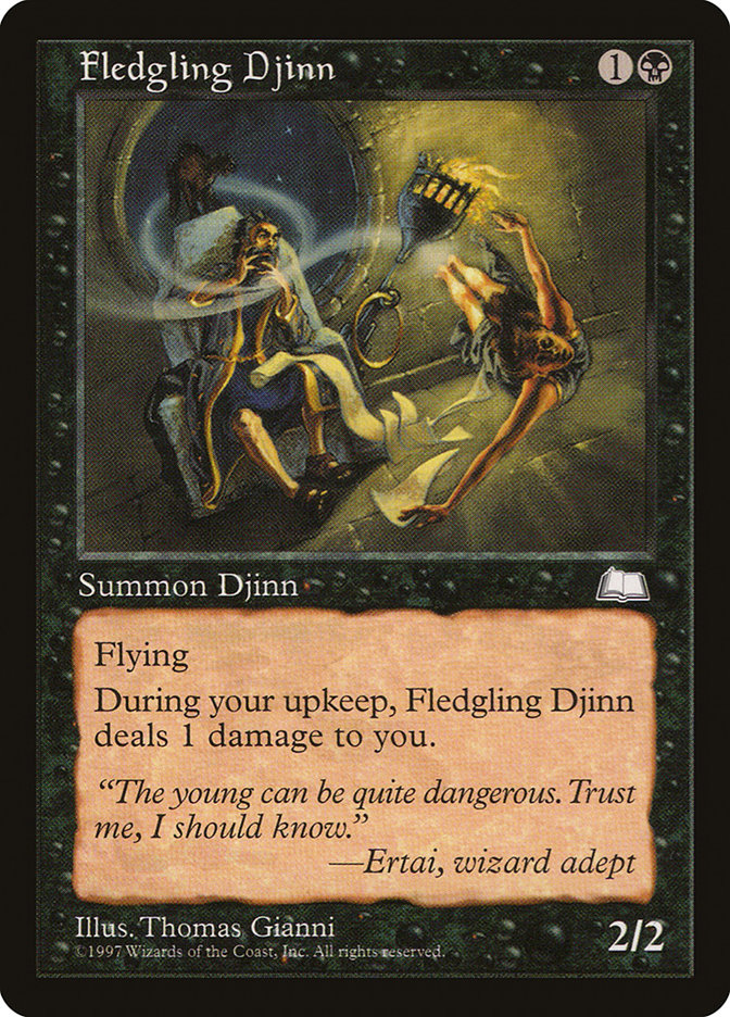 MTG: Weatherlight 069: Fledgling Djinn 