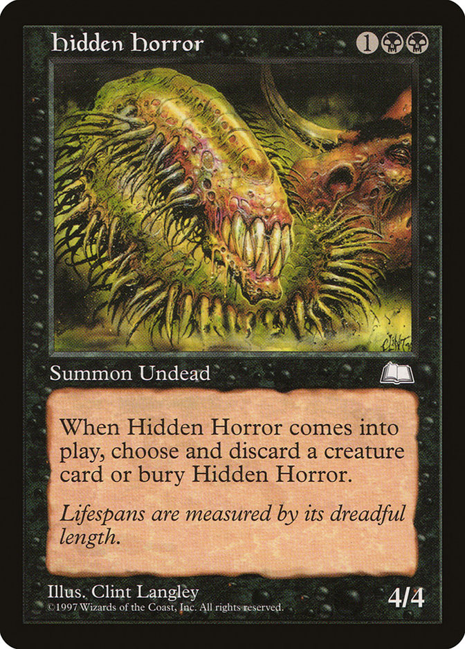 MTG: Weatherlight 072: Hidden Horror 