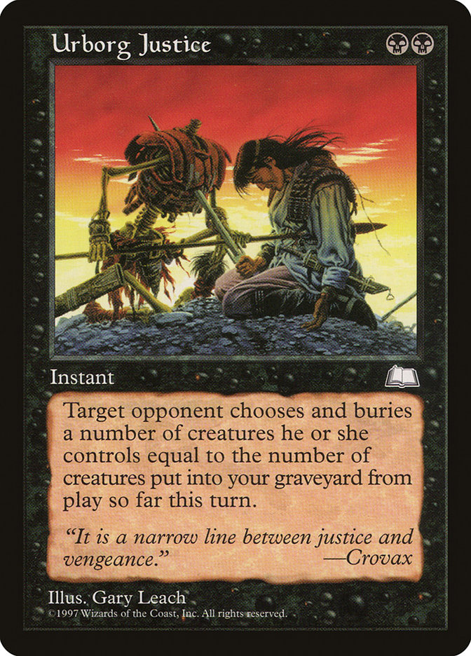 MTG: Weatherlight 084: Urborg Justice 