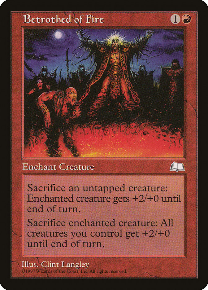 MTG: Weatherlight 089: Betrothed of Fire 