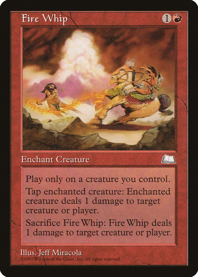 MTG: Weatherlight 100: Fire Whip 