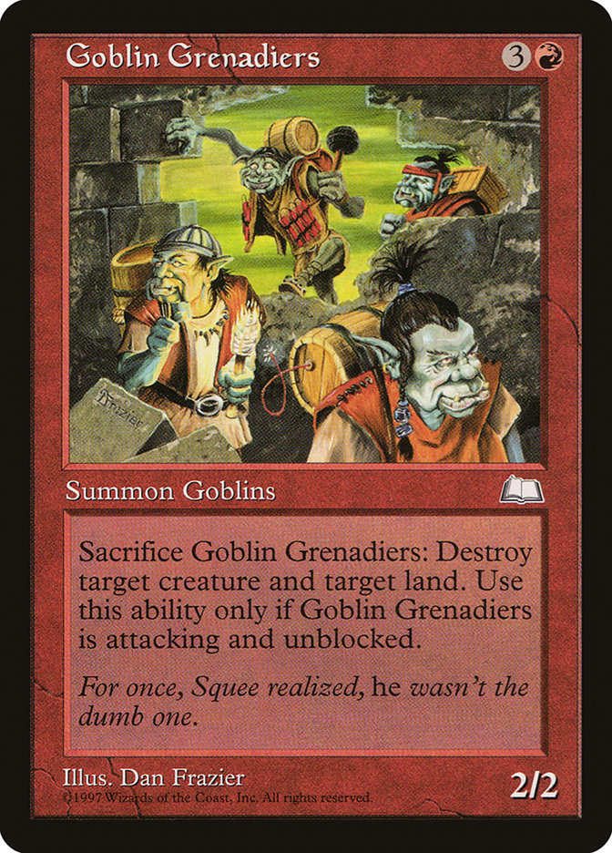 MTG: Weatherlight 104: Goblin Grenadiers 