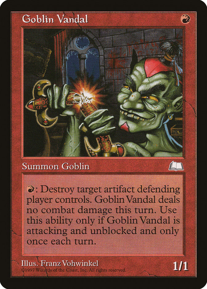 MTG: Weatherlight 105: Goblin Vandal 