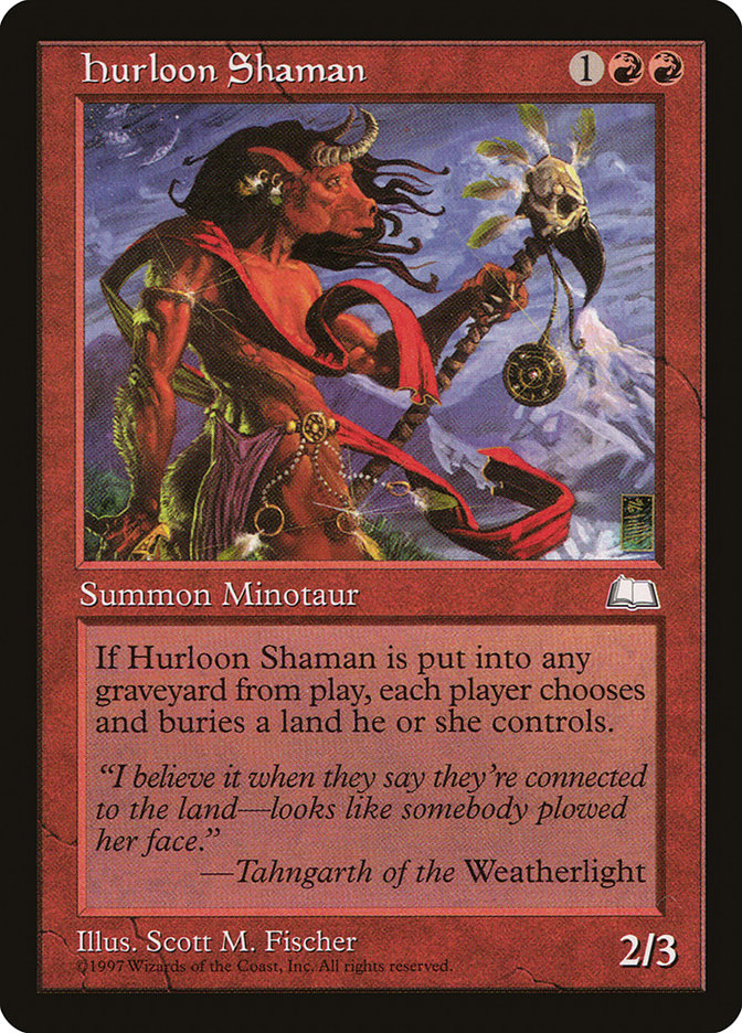 MTG: Weatherlight 108: Hurloon Shaman 