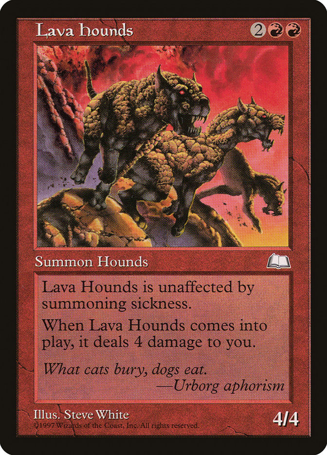 MTG: Weatherlight 109: Lava Hounds 