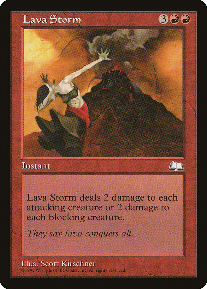 MTG: Weatherlight 110: Lava Storm 