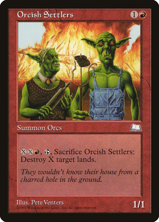 MTG: Weatherlight 112: Orcish Settlers 
