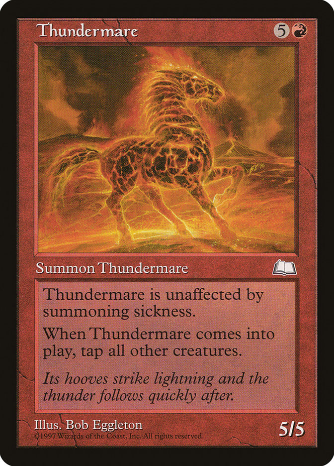 MTG: Weatherlight 116: Thundermare 
