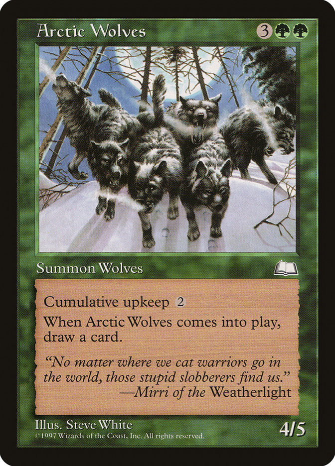 MTG: Weatherlight 118: Arctic Wolves 