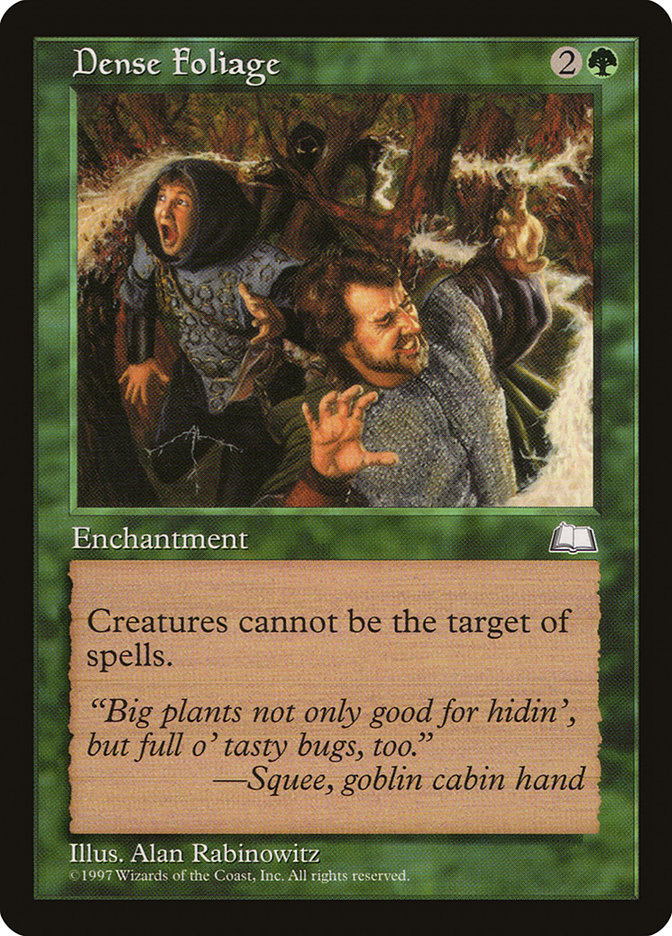 MTG: Weatherlight 124: Dense Foliage 