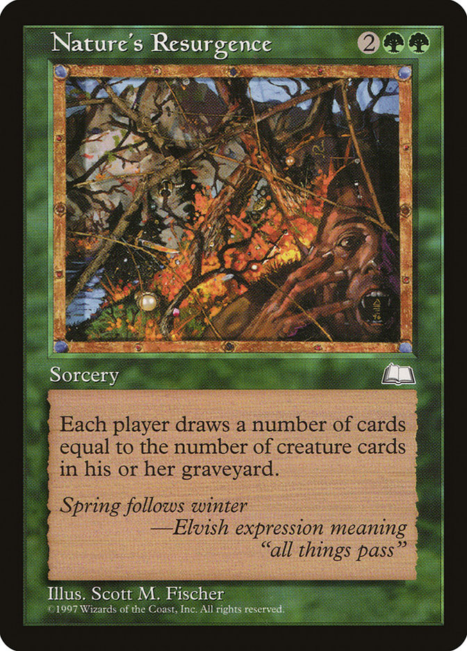 MTG: Weatherlight 137: Natures Resurgence 