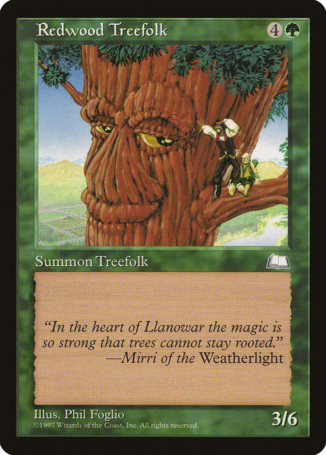 MTG: Weatherlight 138: Redwood Treefolk 