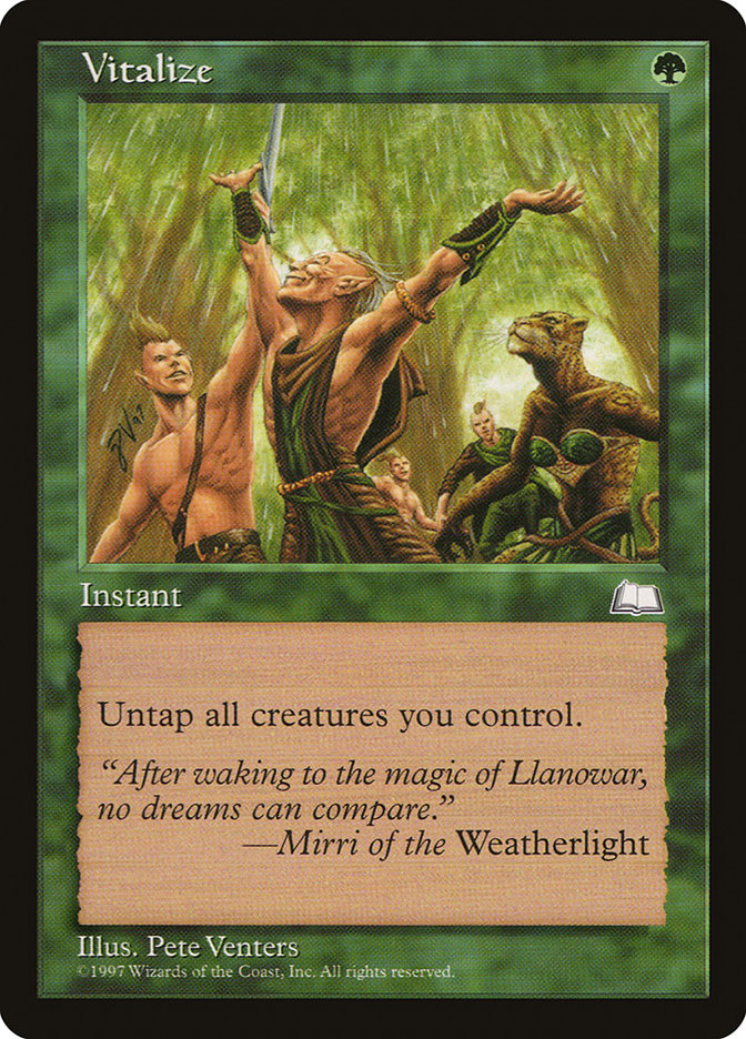 MTG: Weatherlight 145: Vitalize 