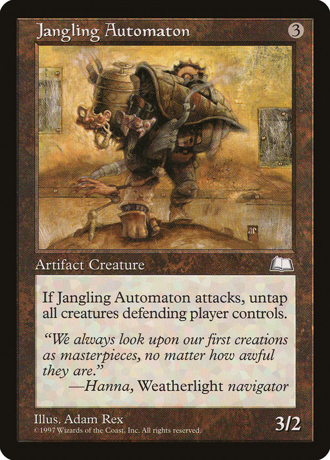 MTG: Weatherlight 151: Jangling Automaton 