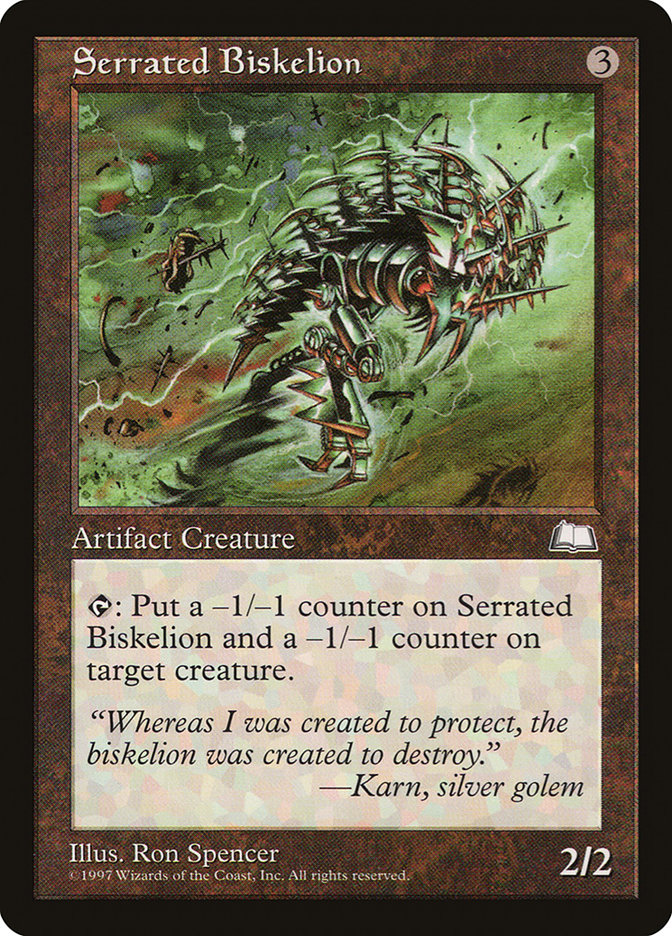 MTG: Weatherlight 156: Serrated Biskelion 