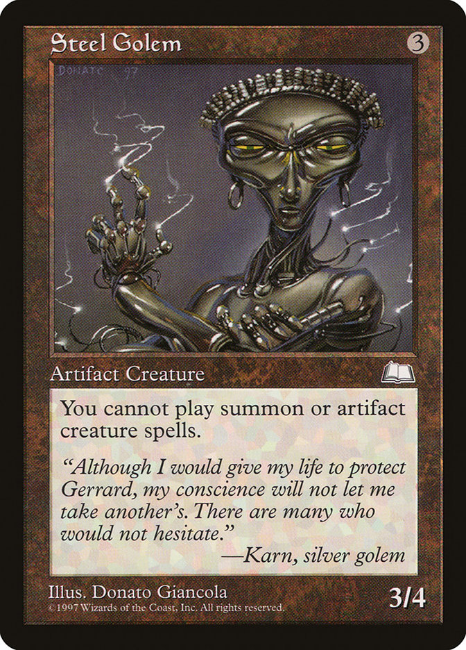 MTG: Weatherlight 157: Steel Golem 