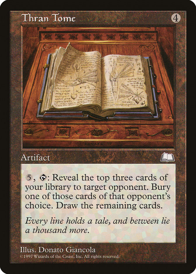 MTG: Weatherlight 160: Thran Tome 