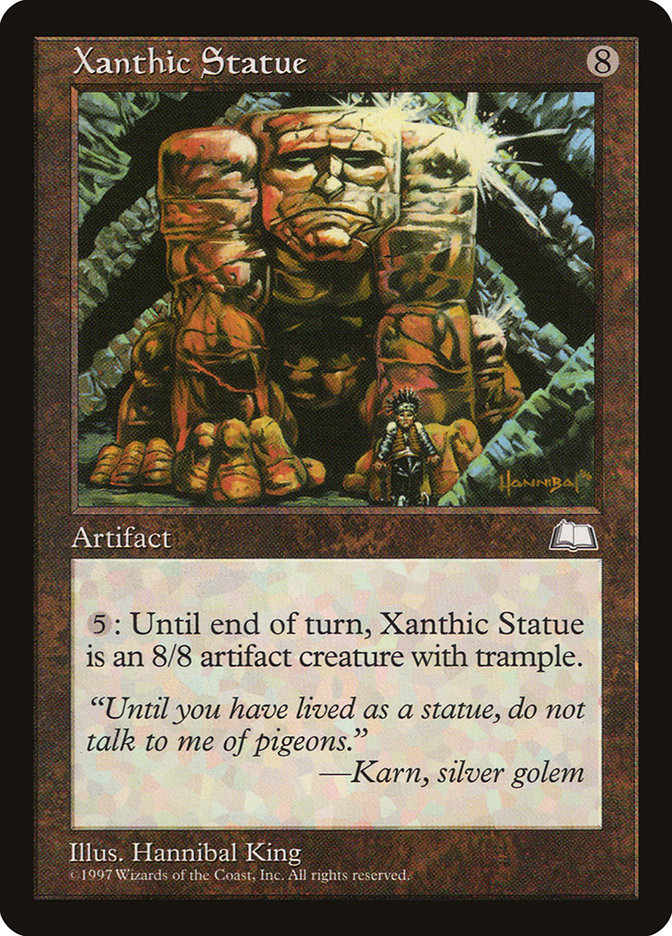 MTG: Weatherlight 163: Xanthic Statue 