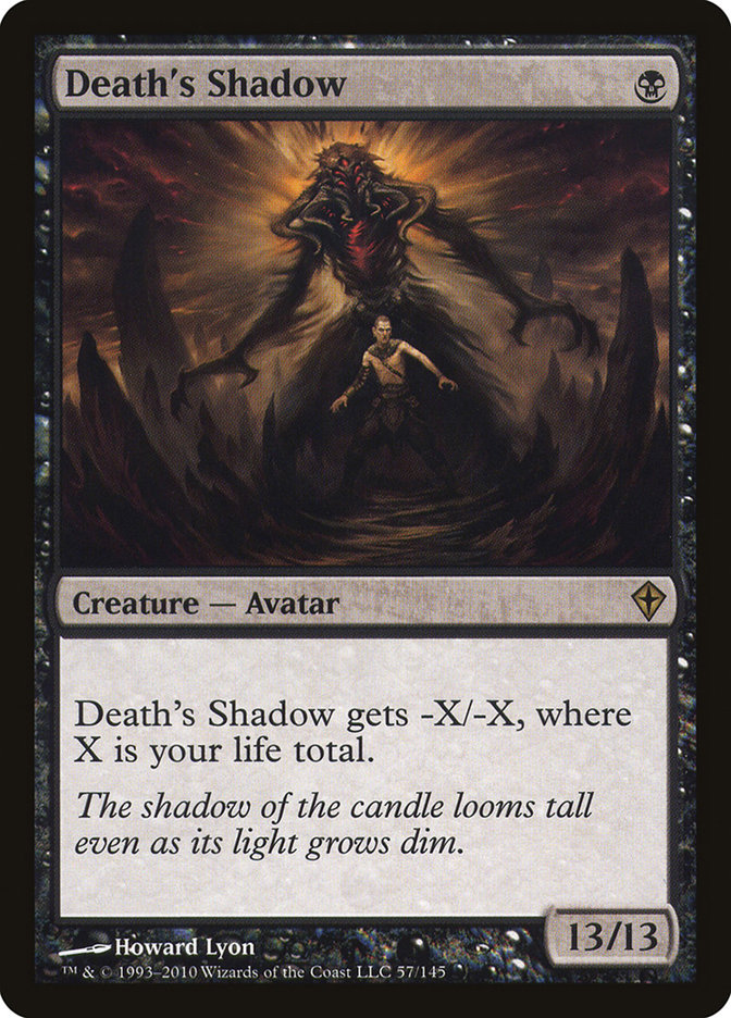 MTG: Worldwake 057: Deaths Shadow 