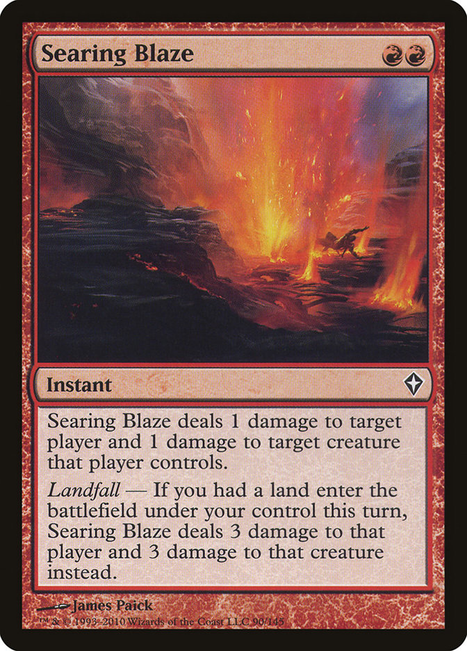 Magic: Worldwake 090: Searing Blaze 
