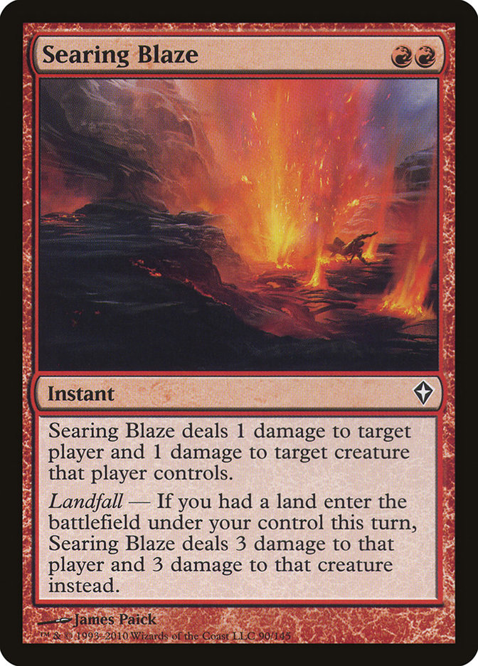 MTG: Worldwake 090: Searing Blaze 