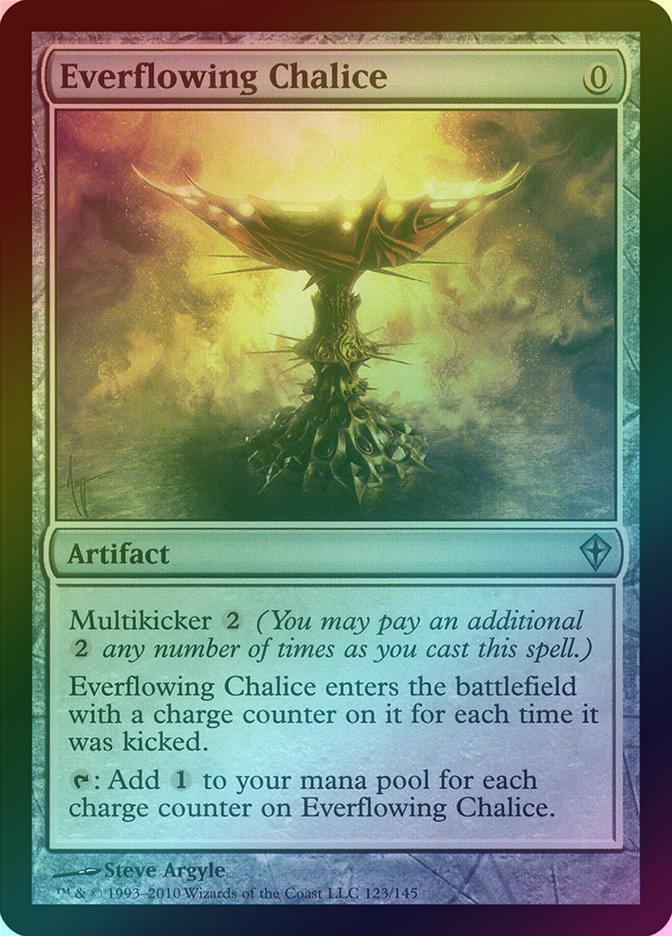 MTG: Worldwake 123: Everflowing Chalice (FOIL) 