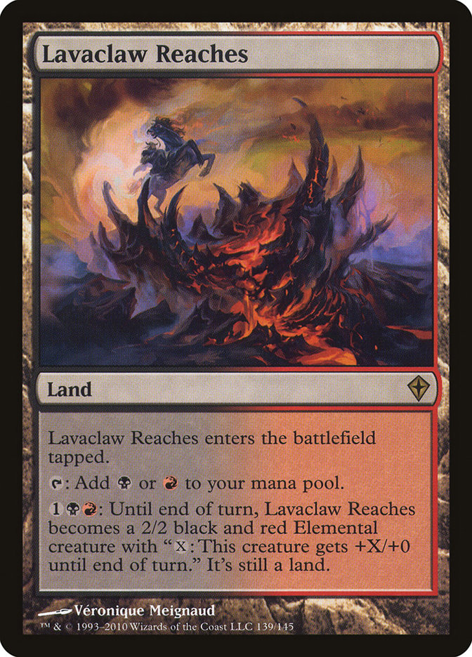 MTG: Worldwake 139: Lavaclaw Reaches 