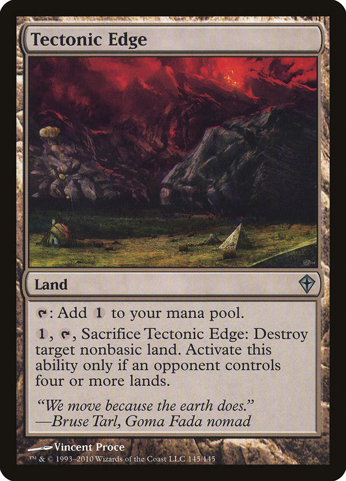 MTG: Worldwake 145: Tectonic Edge 