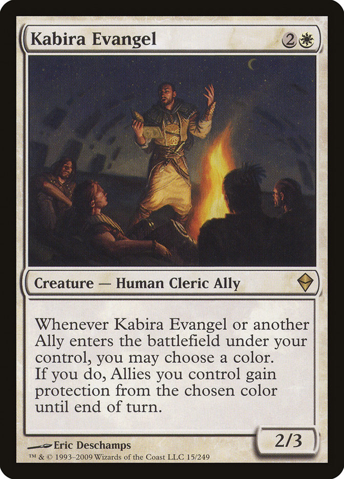 MTG: Zendikar 015: Kabira Evangel 