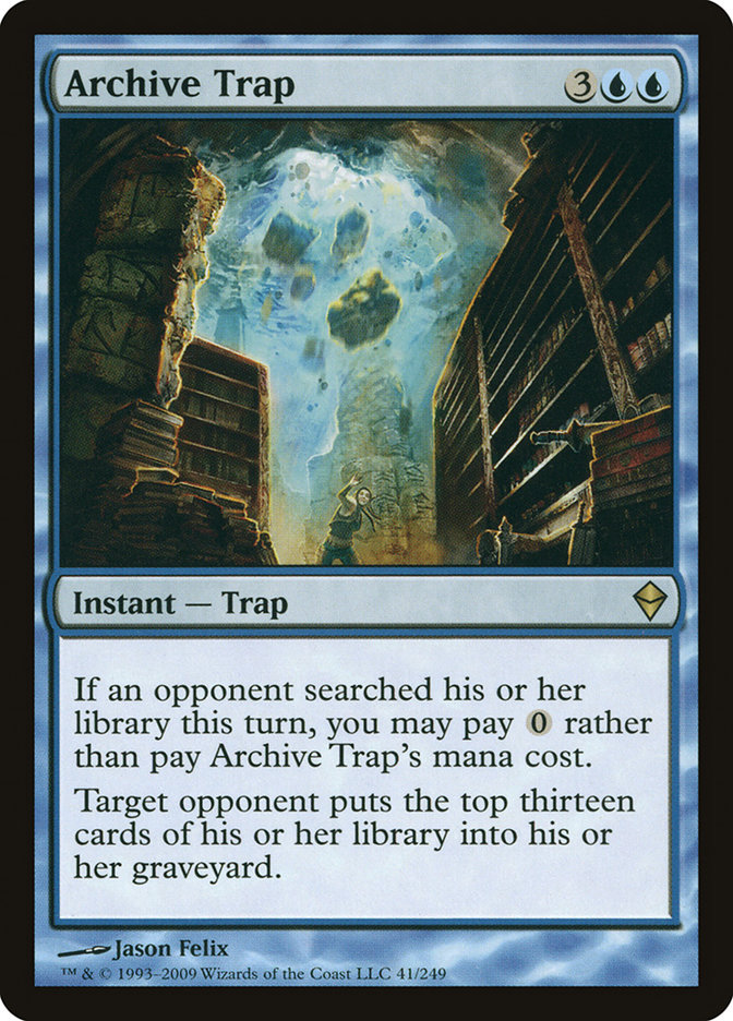 Magic: Zendikar 041: Archive Trap 