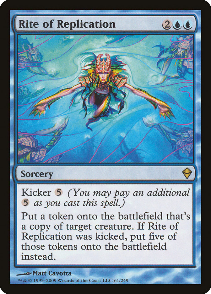 MTG: Zendikar 061: Rite of Replication 