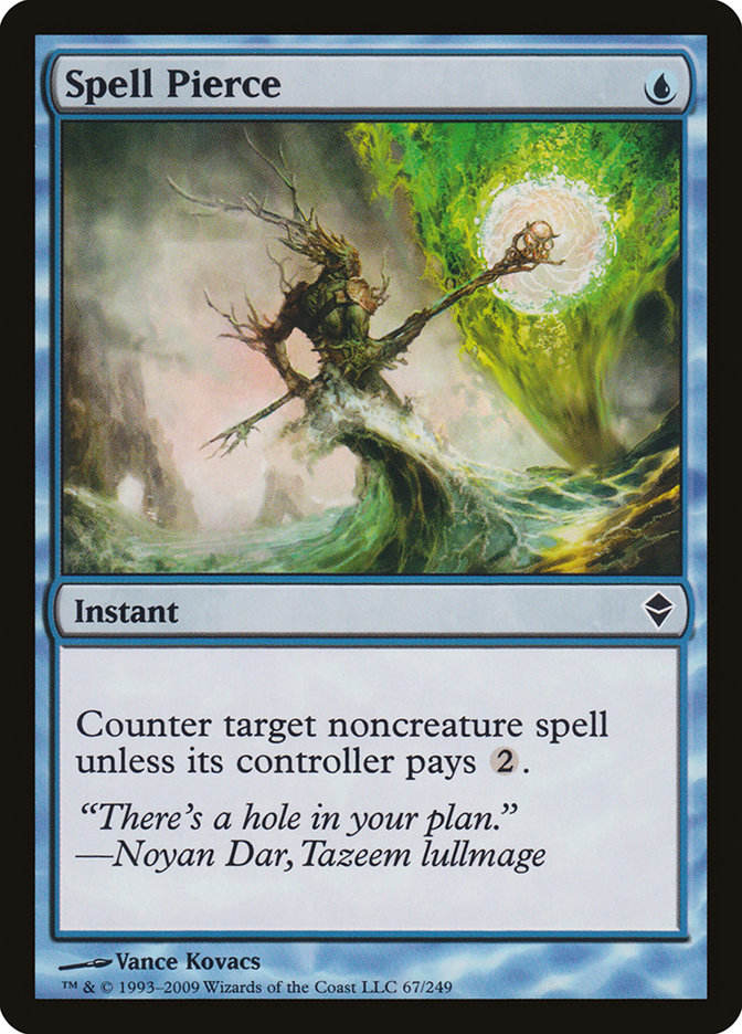 MTG: Zendikar 067: Spell Pierce 