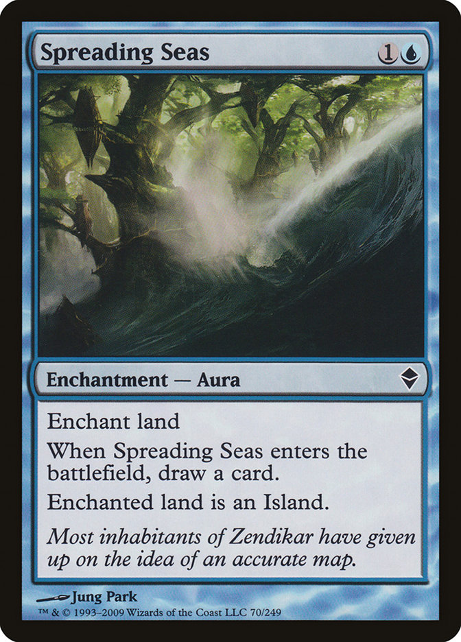MTG: Zendikar 070: Spreading Seas 