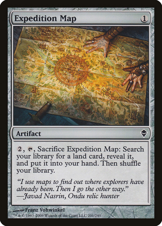 MTG: Zendikar 201: Expedition Map 