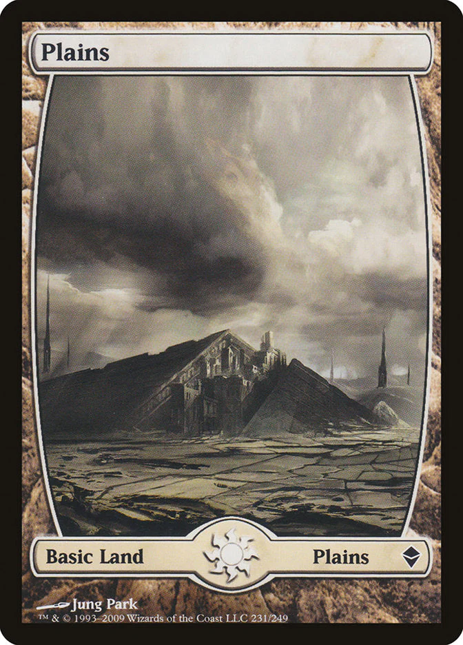 MTG: Zendikar 231: Plains (Full Art) 