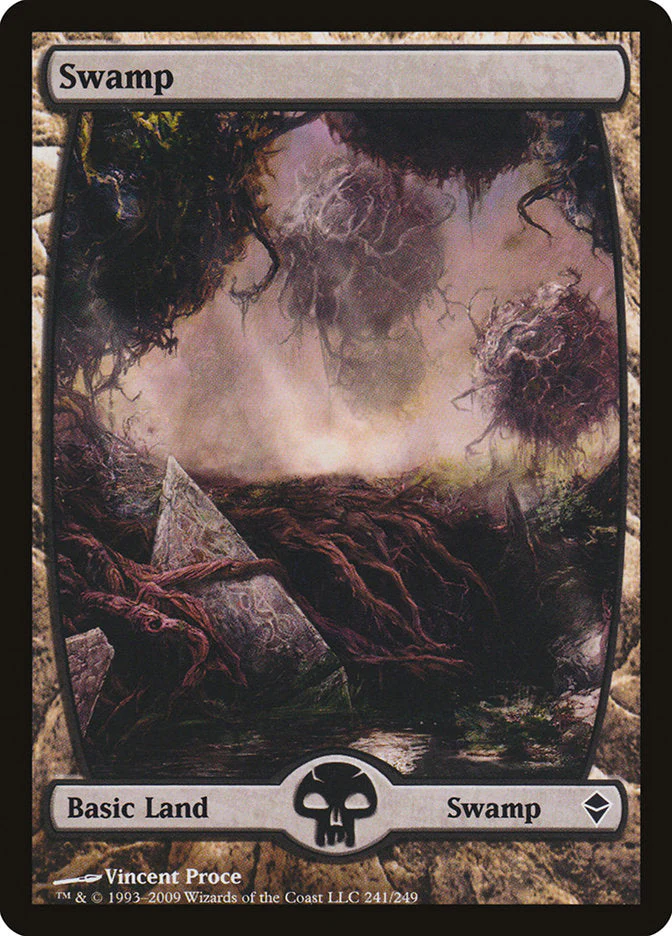 Magic: Zendikar 241: Swamp (Full Art)  