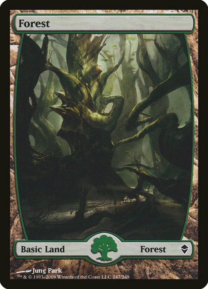 Magic: Zendikar 247: Forest (Full Art) 