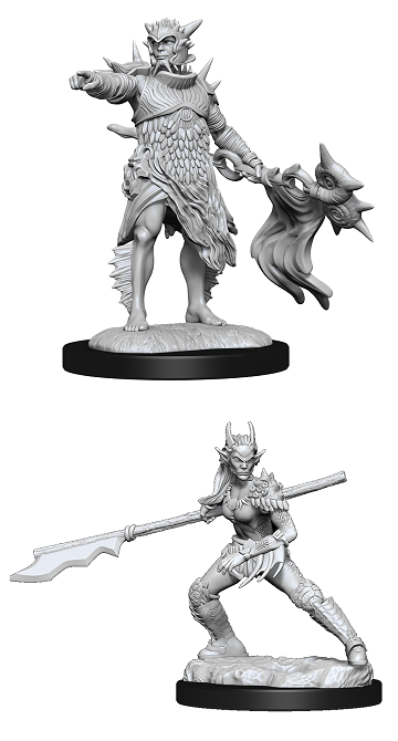 MTG Miniatures: Coralhelm Commander & Halimar Wavewatch 
