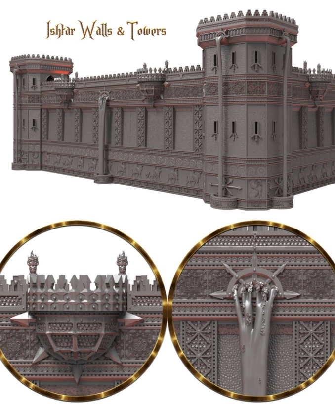 Magmhorin Realm: Ishtar Walls & Towers 
