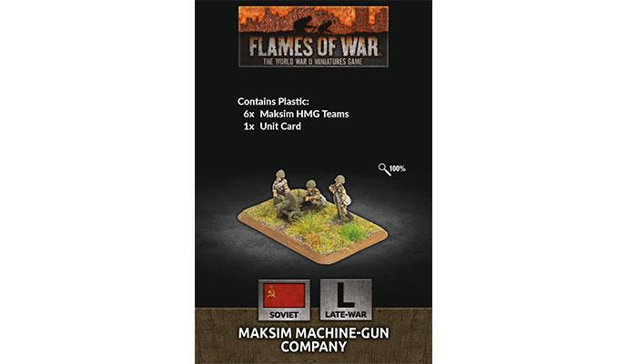 Flames of War: Soviet: Maksim Machine-Gun Company (Plastic) 