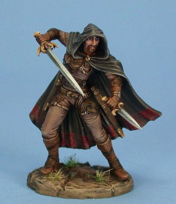 Dark Sword Miniatures: Visions in Fantasy: Male Dual Wield Assassin 