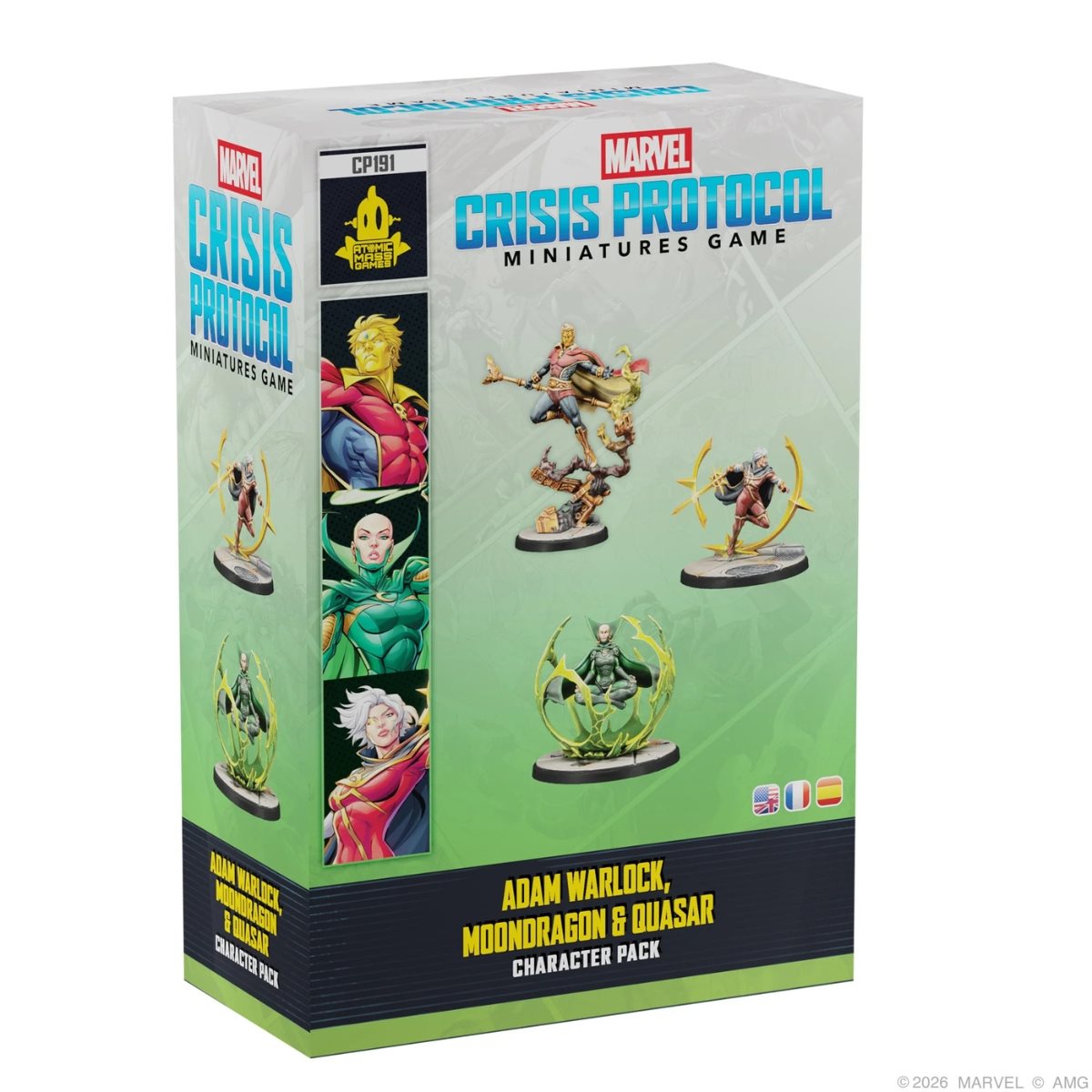 Marvel Crisis Protocol: Adam Warlock, Moondragon & Quasar 