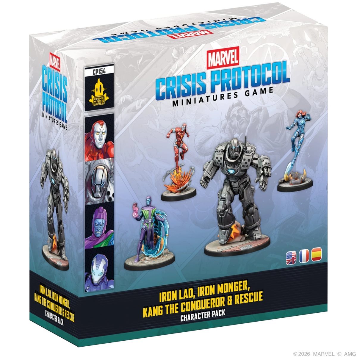 Marvel Crisis Protocol: Iron Lad, Iron Monger & Kang the Conqueror 