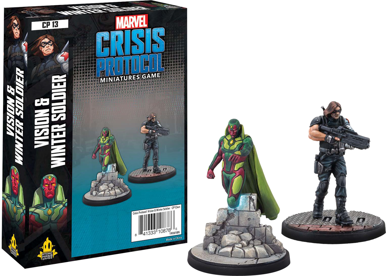 Marvel Crisis Protocol: VISION & WINTER SOLDIER CHARACTER PACK 