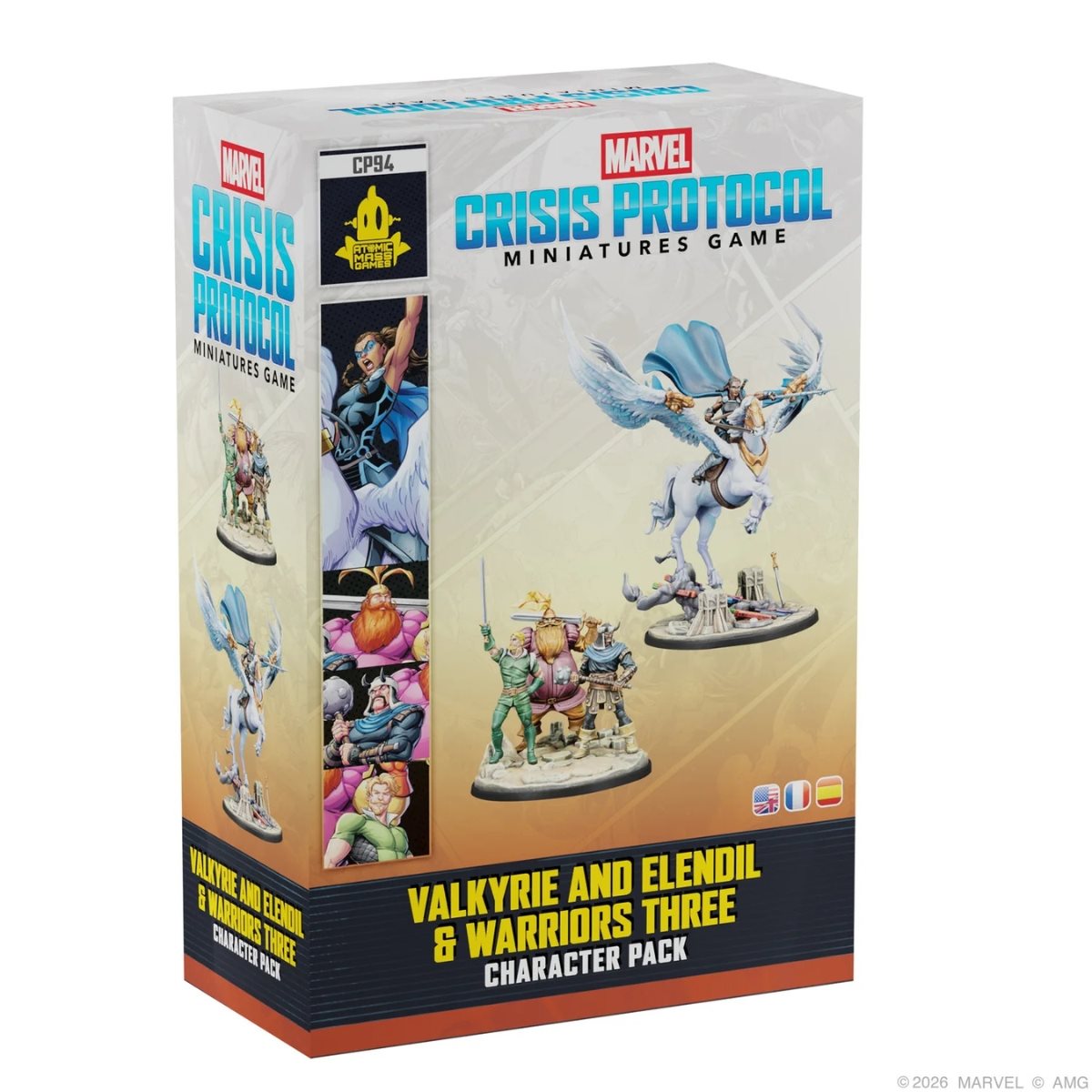 Marvel Crisis Protocol: Valkyrie on Elendil & Warrior Three 